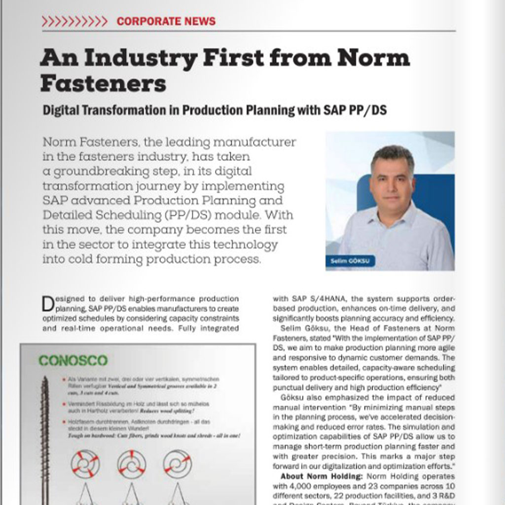 An Industry First from Norm Fasteners