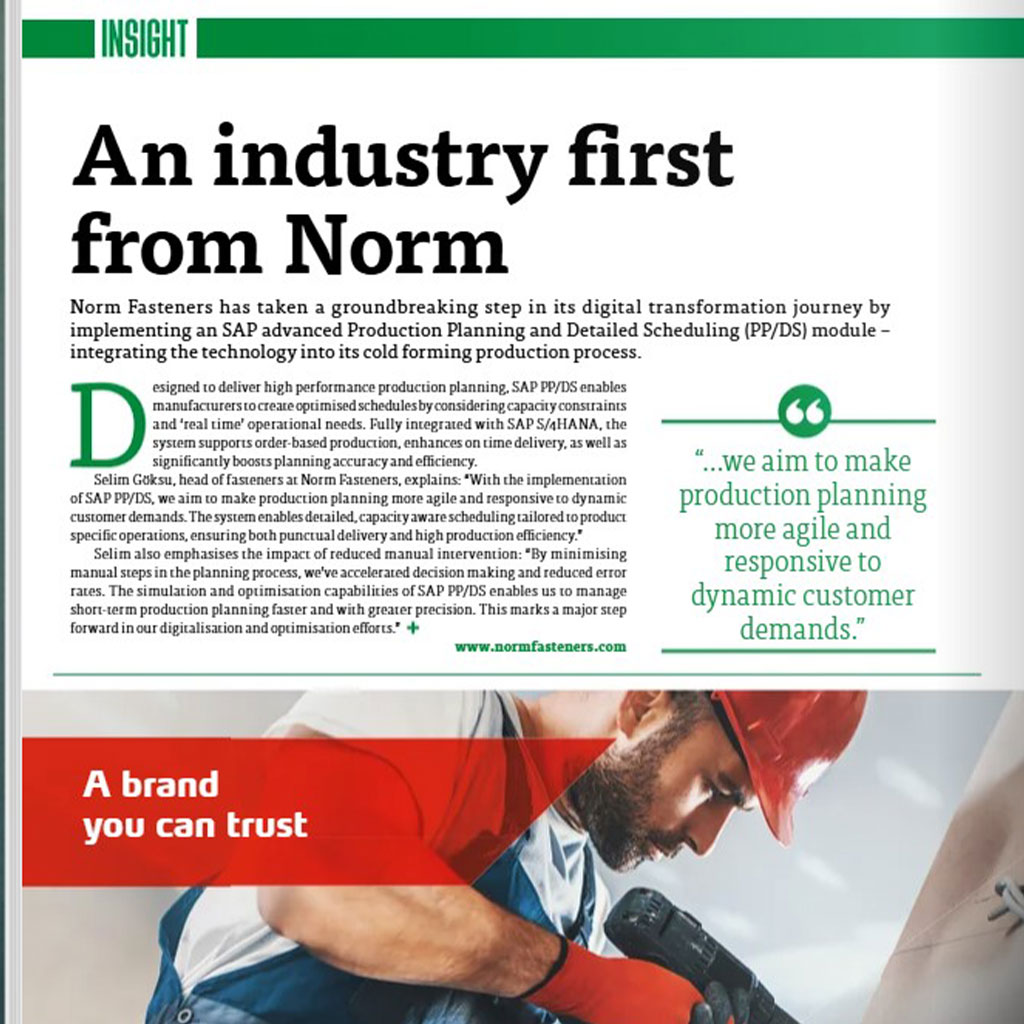 An Industry First from Norm